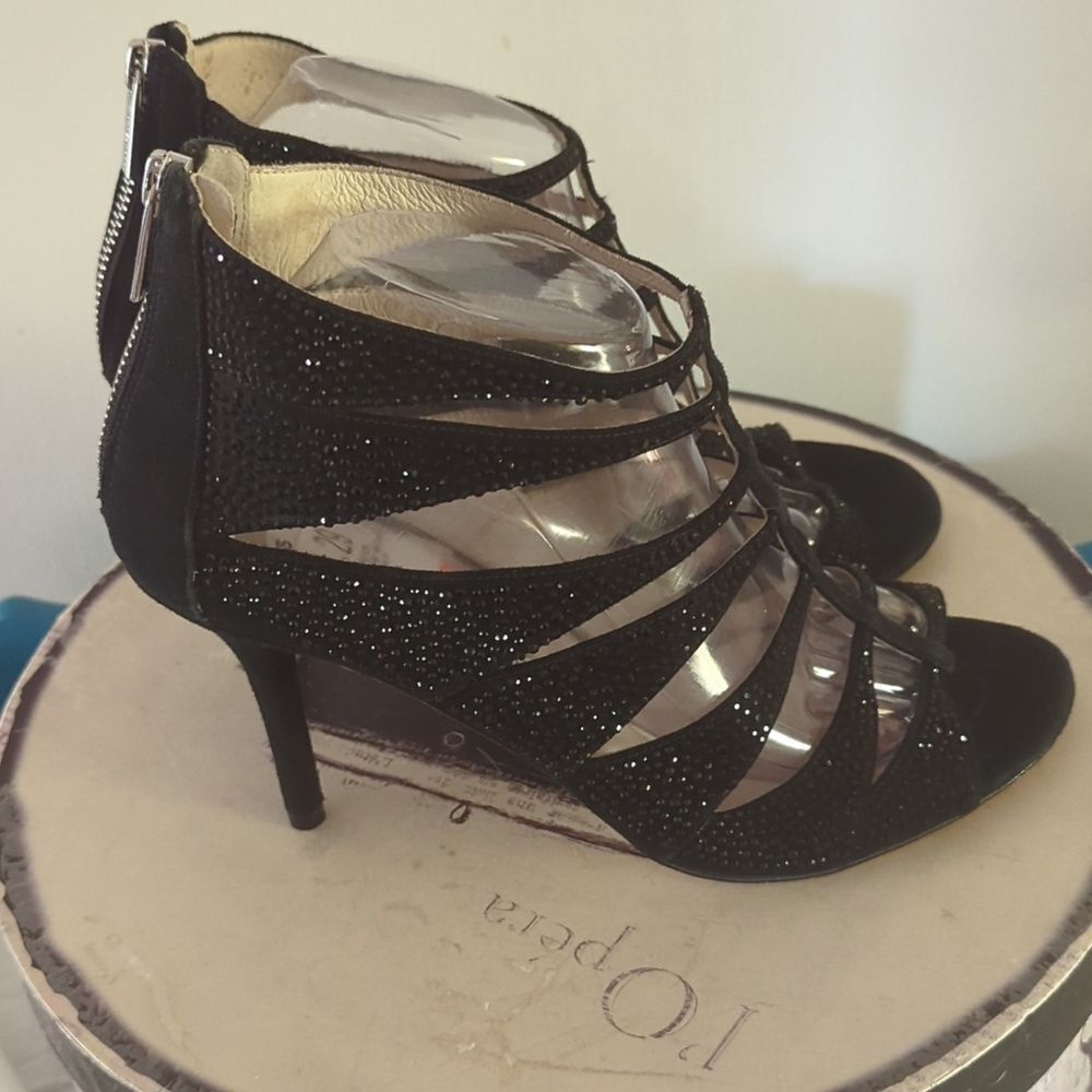 - - Michael Kors Gladiators Sequins Open Toe Heel Shoes - Picture 5 of 11